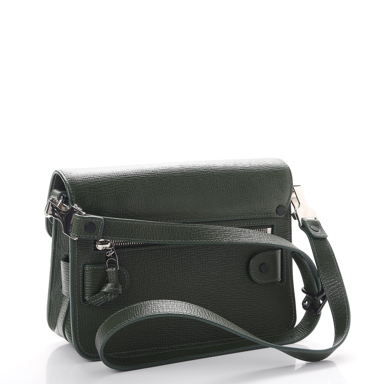 Proenza Schouler New Linosa Mini PS11 Classic Shoulder Bag Verde Bottiglia 3 of 8