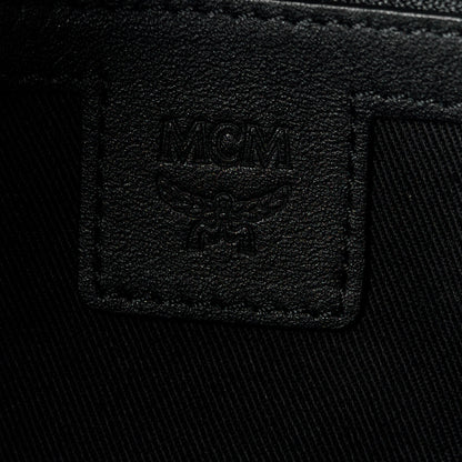 MCM Visetos Bandana Small Aren Boston Bag Black 7 of 12