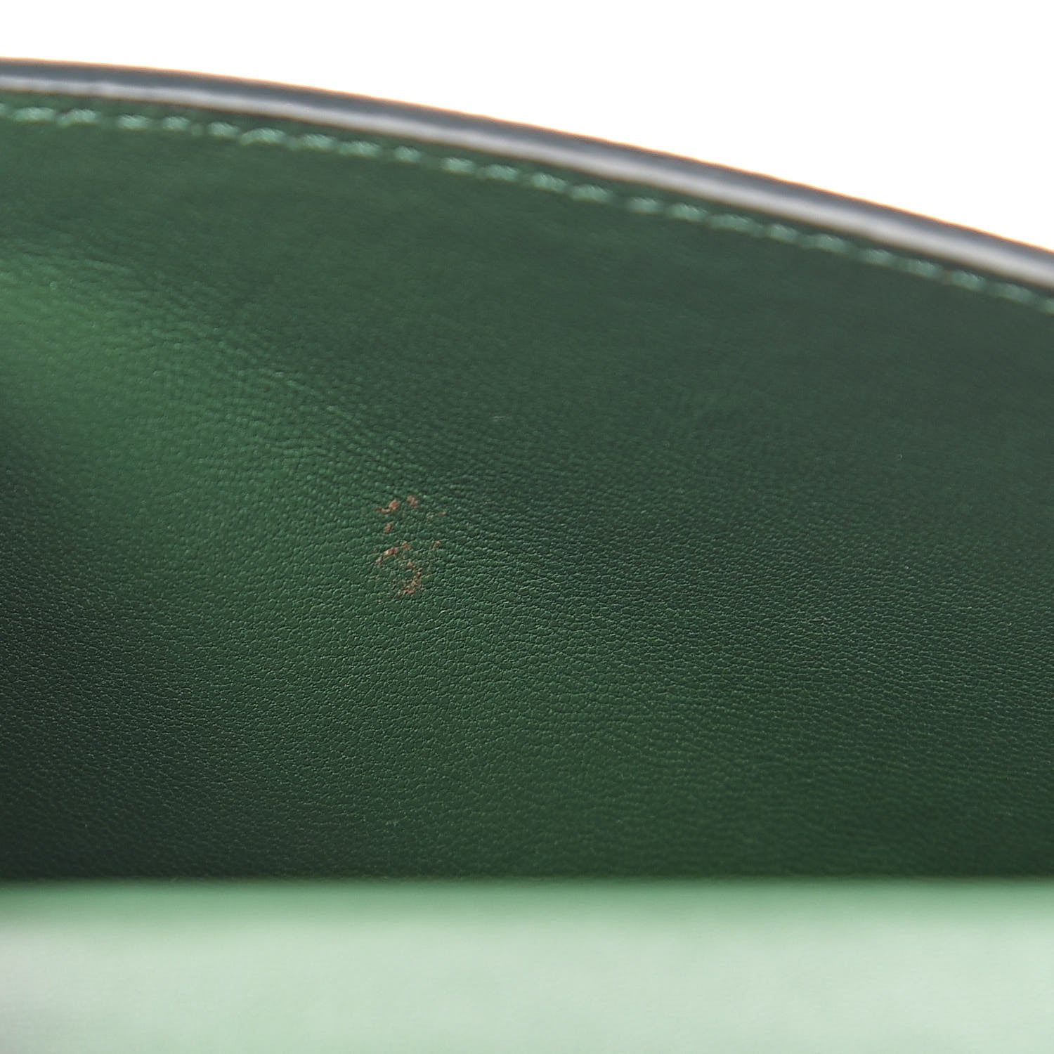 Celine Grained Calfskin Small Trotteur Light Forest 11 of 11