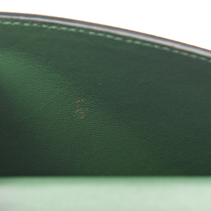 Celine Grained Calfskin Small Trotteur Light Forest 11 of 11
