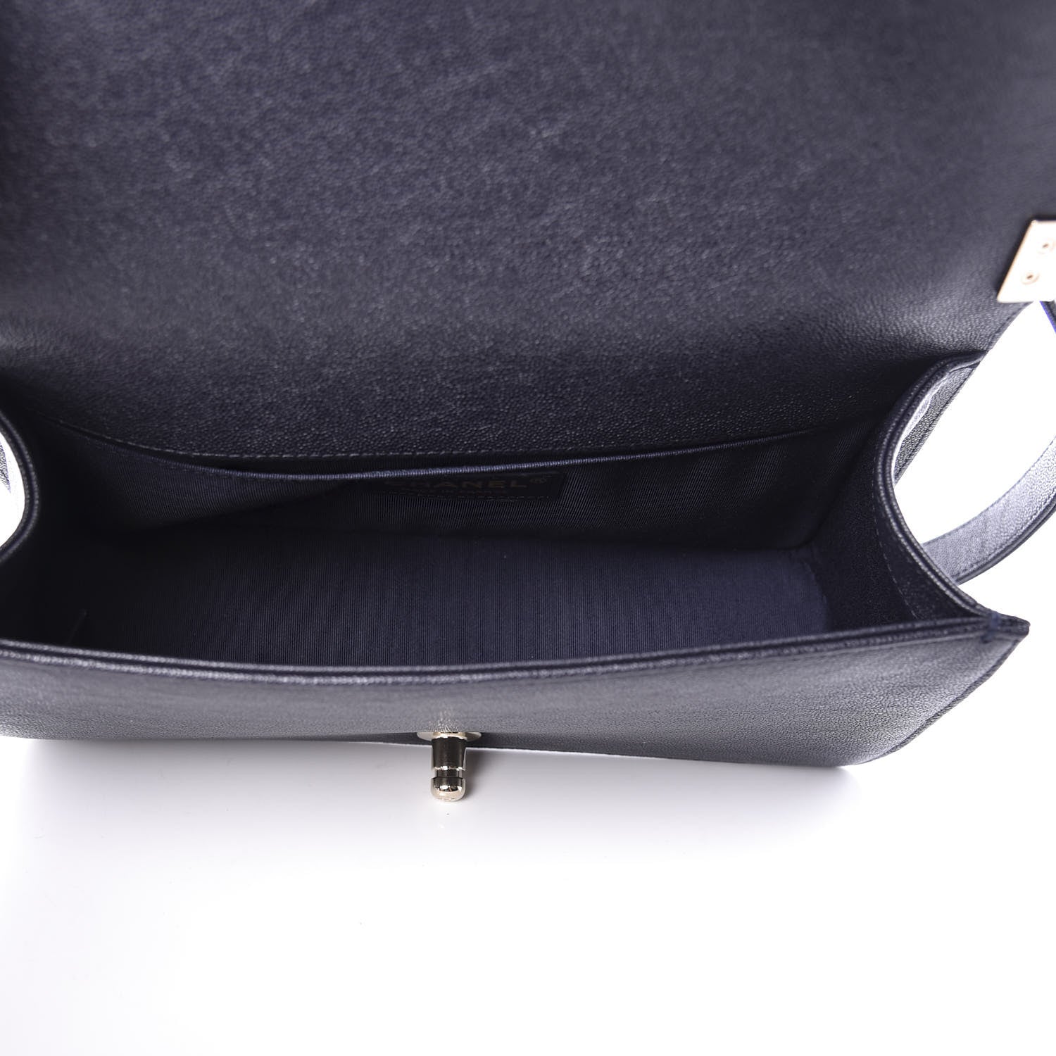 Chanel Caviar Quilted Medium Boy Flap Dark Blue 4 of 10