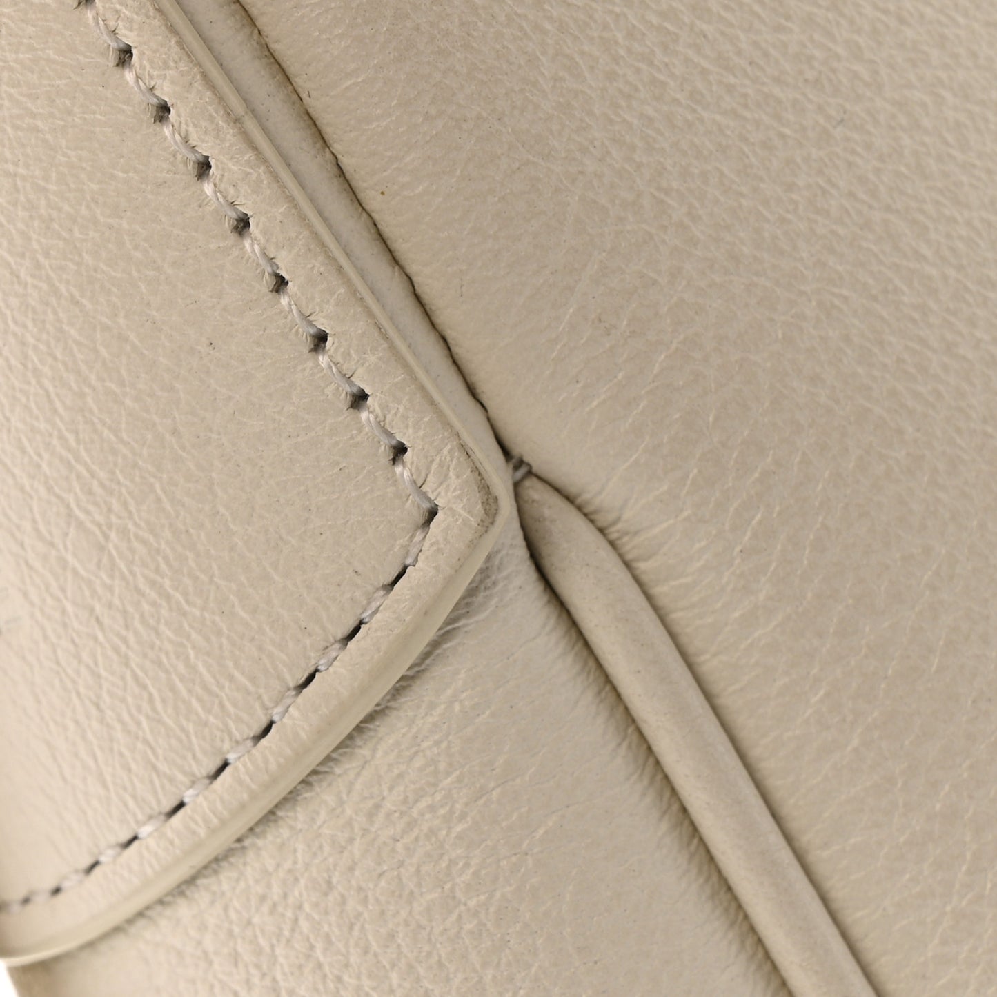 Supple Calfskin Cuir Triomphe Heloise Shoulder Bag White