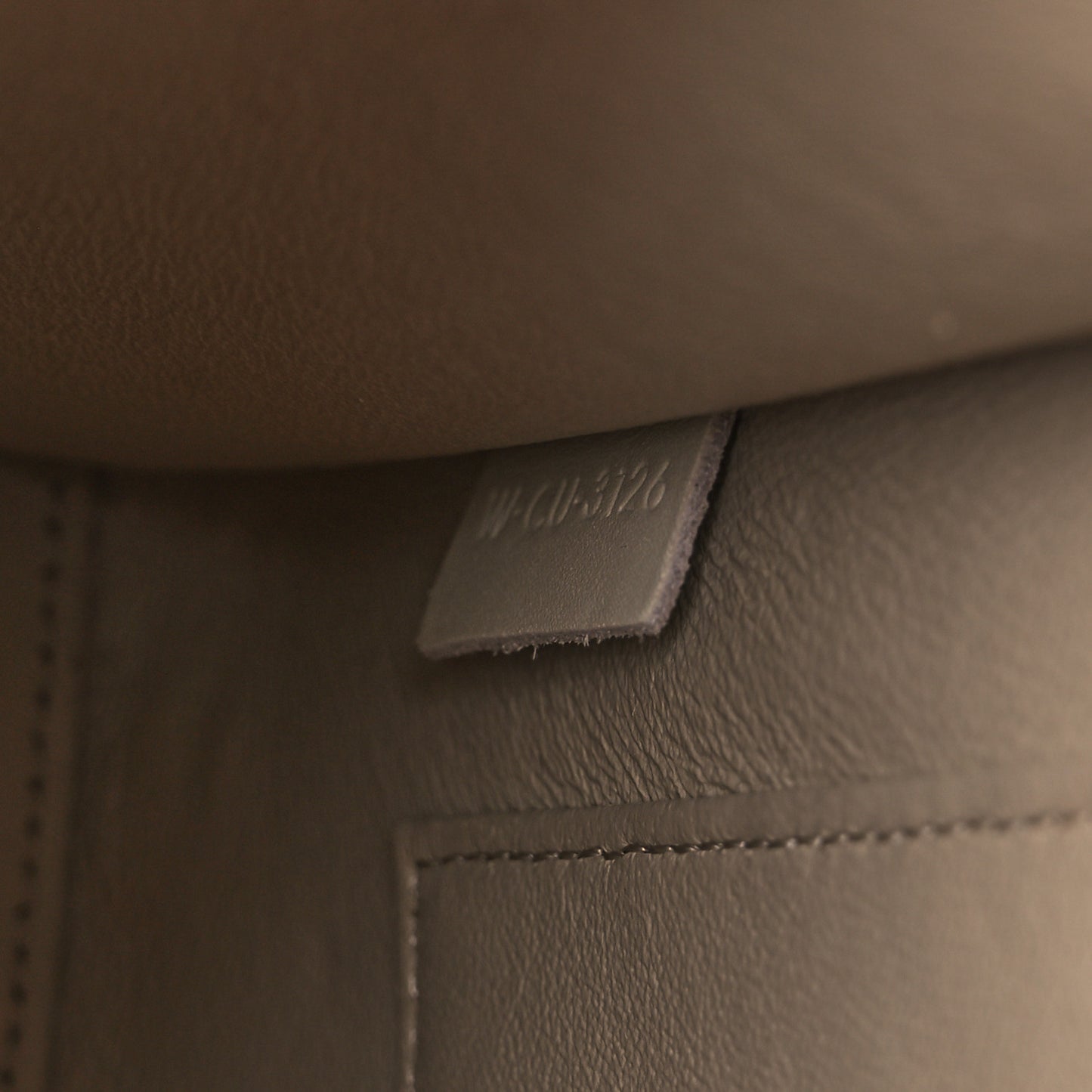 Shiny Smooth Calfskin Nano Tri-Color Luggage Natural