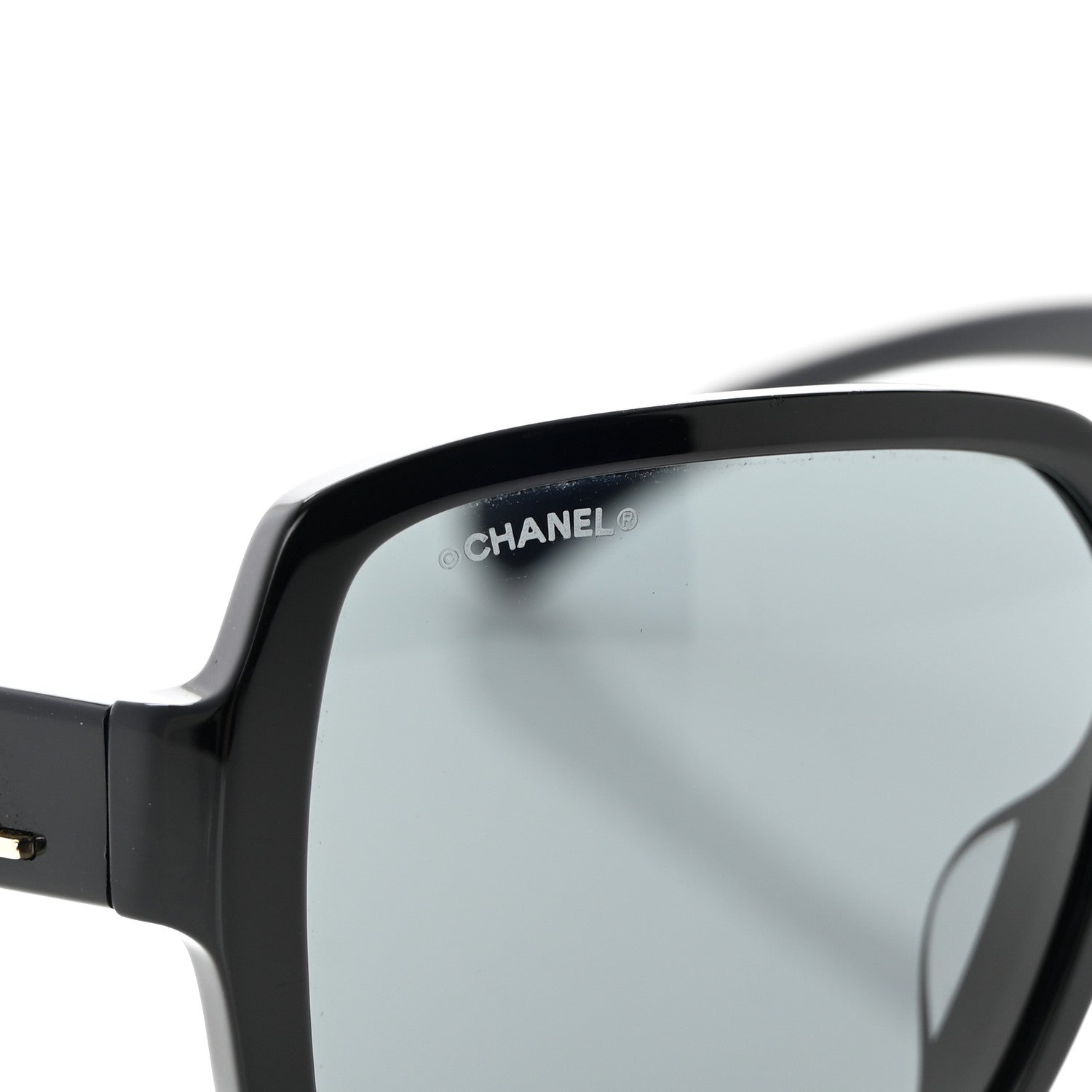 Chanel Acetate Square Sunglasses 5408-A Black 7 of 8