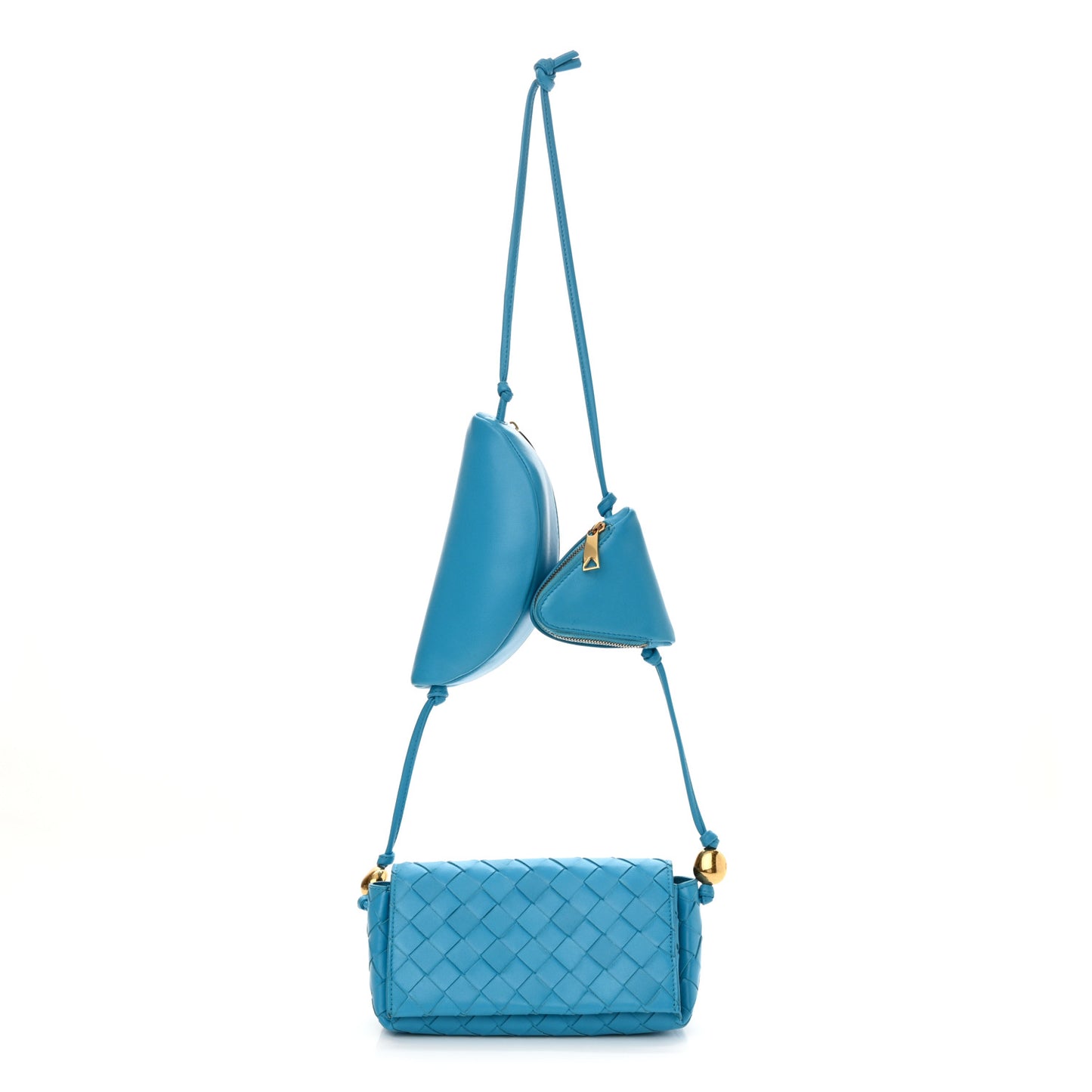 Nappa Intrecciato Pouch On Strap Pool