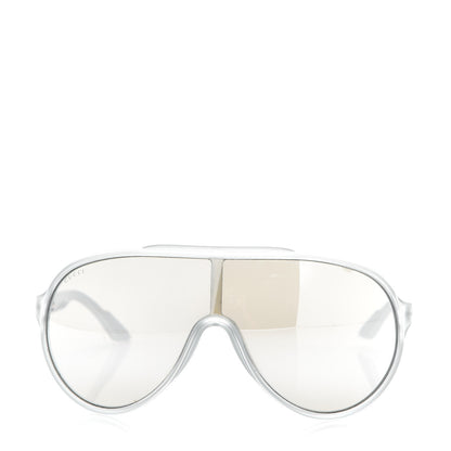 Gucci Shield Sunglasses GG1004S White 2 of 6