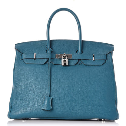 Hermes Togo Birkin 35 Cobalt 1 of 34