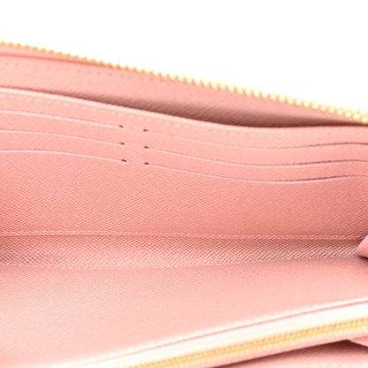 Louis Vuitton Damier Azur Zippy Wallet Rose Ballerine 5 of 12