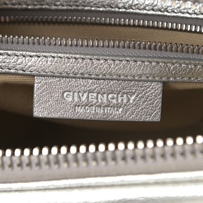 Givenchy Metallic Sugar Goatskin Small Antigona Silver 6 of 14
