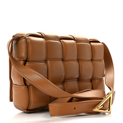 Bottega Veneta Nappa Maxi Intreccio Padded Cassette Crossbody Bag Caramel 3 of 12