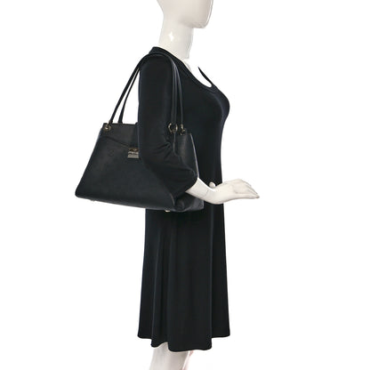 Louis Vuitton Mahina Calfskin Sevres Black 2 of 11