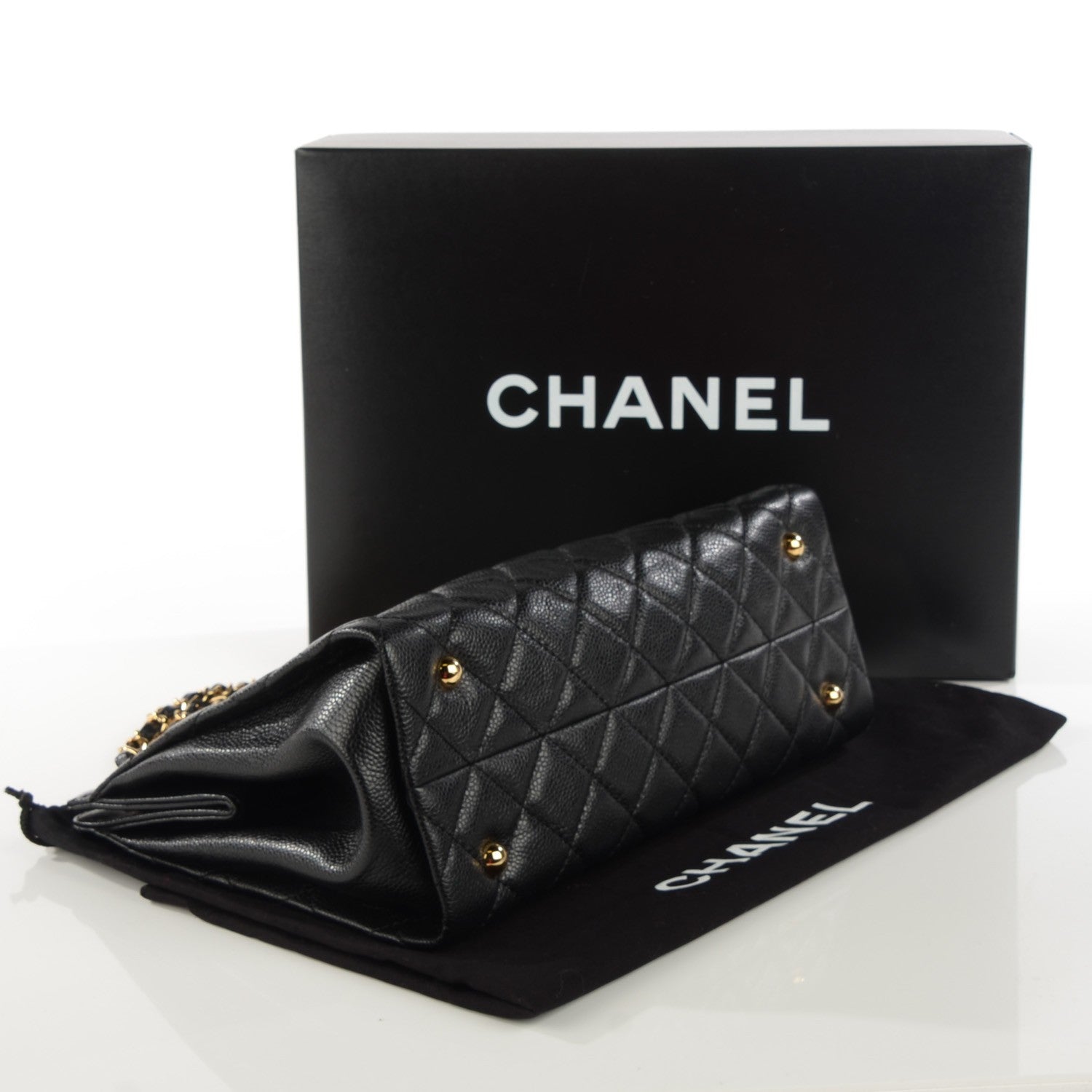 Chanel Caviar Quilted Timeless CC Tote Black 4 of 7
