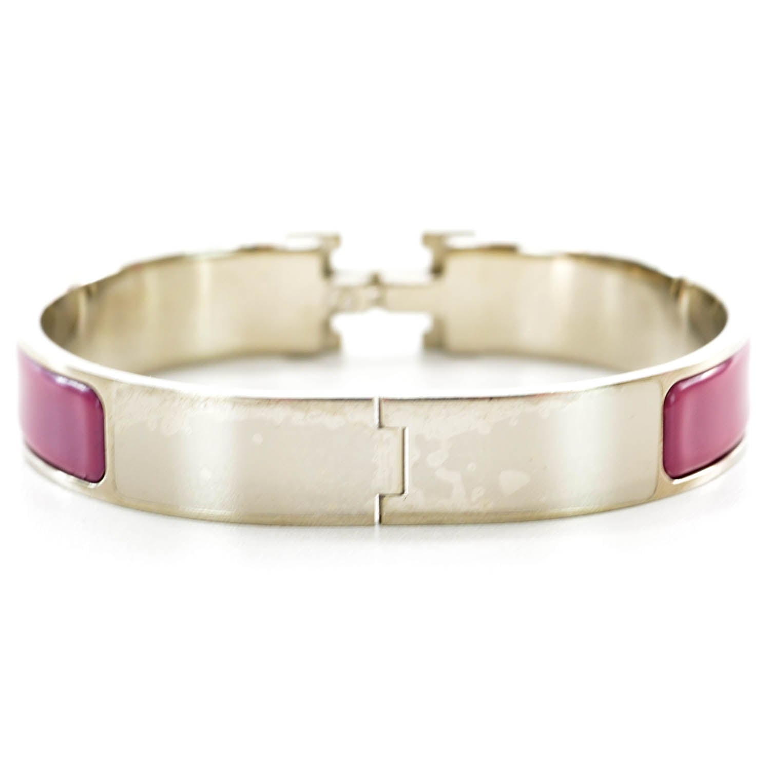 Hermes Enamel Narrow Clic Clac H Bracelet Purple 6 of 6