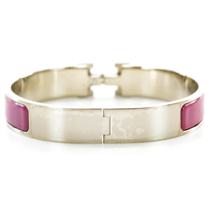 Hermes Enamel Narrow Clic Clac H Bracelet Purple 6 of 6