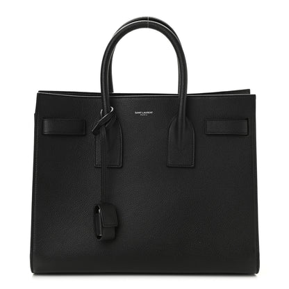 Saint Laurent Grained Calfskin Small Sac De Jour Black 1 of 10