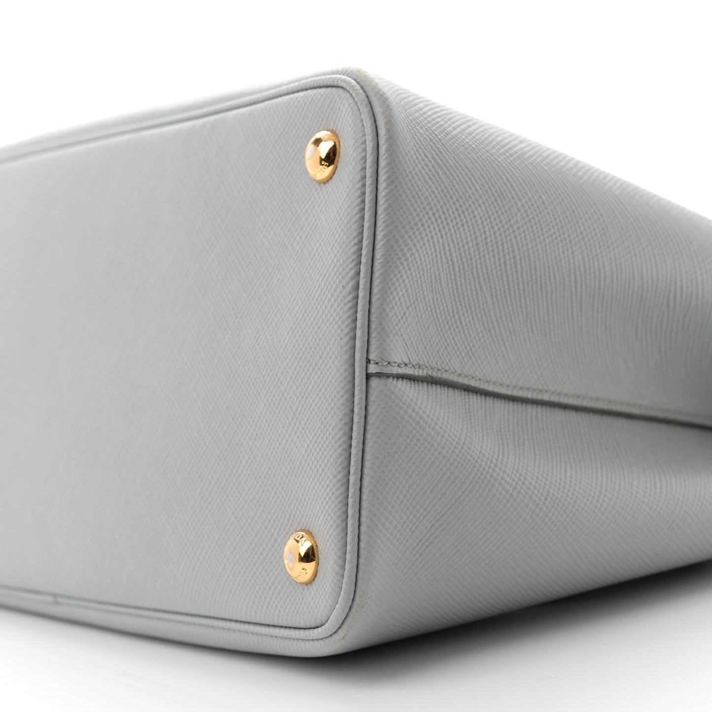Saffiano Cuir Medium Double Bag Granito Acquamarina