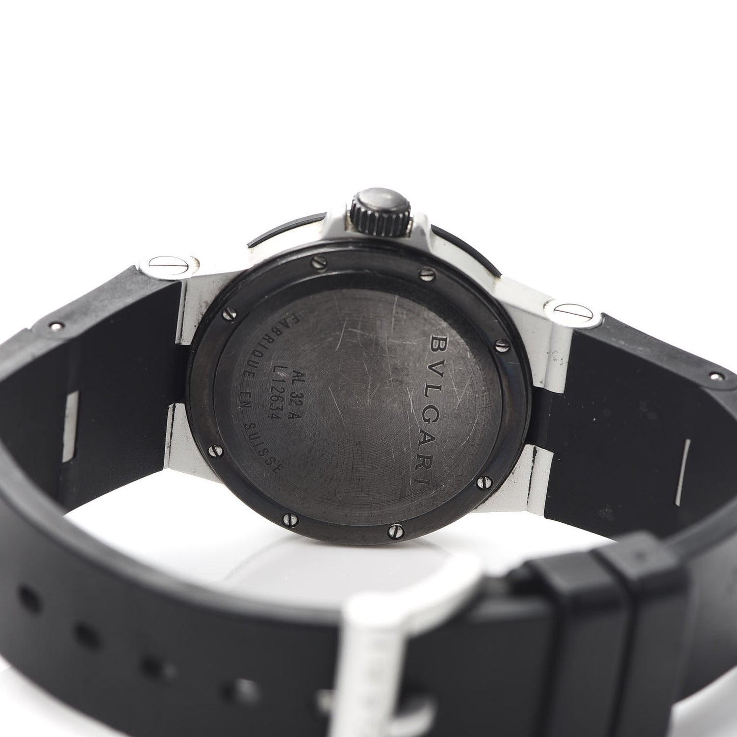 Aluminum Rubber 32mm Diagono Quartz Watch