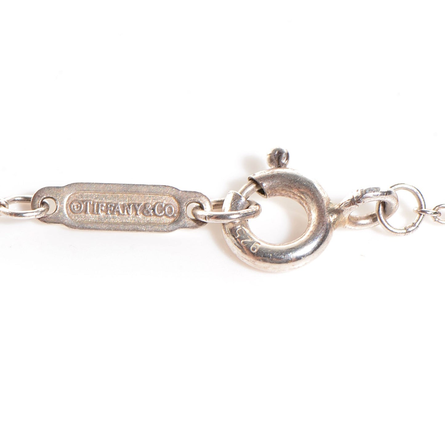 Sterling Silver Diamond Crown Key Pendant Necklace