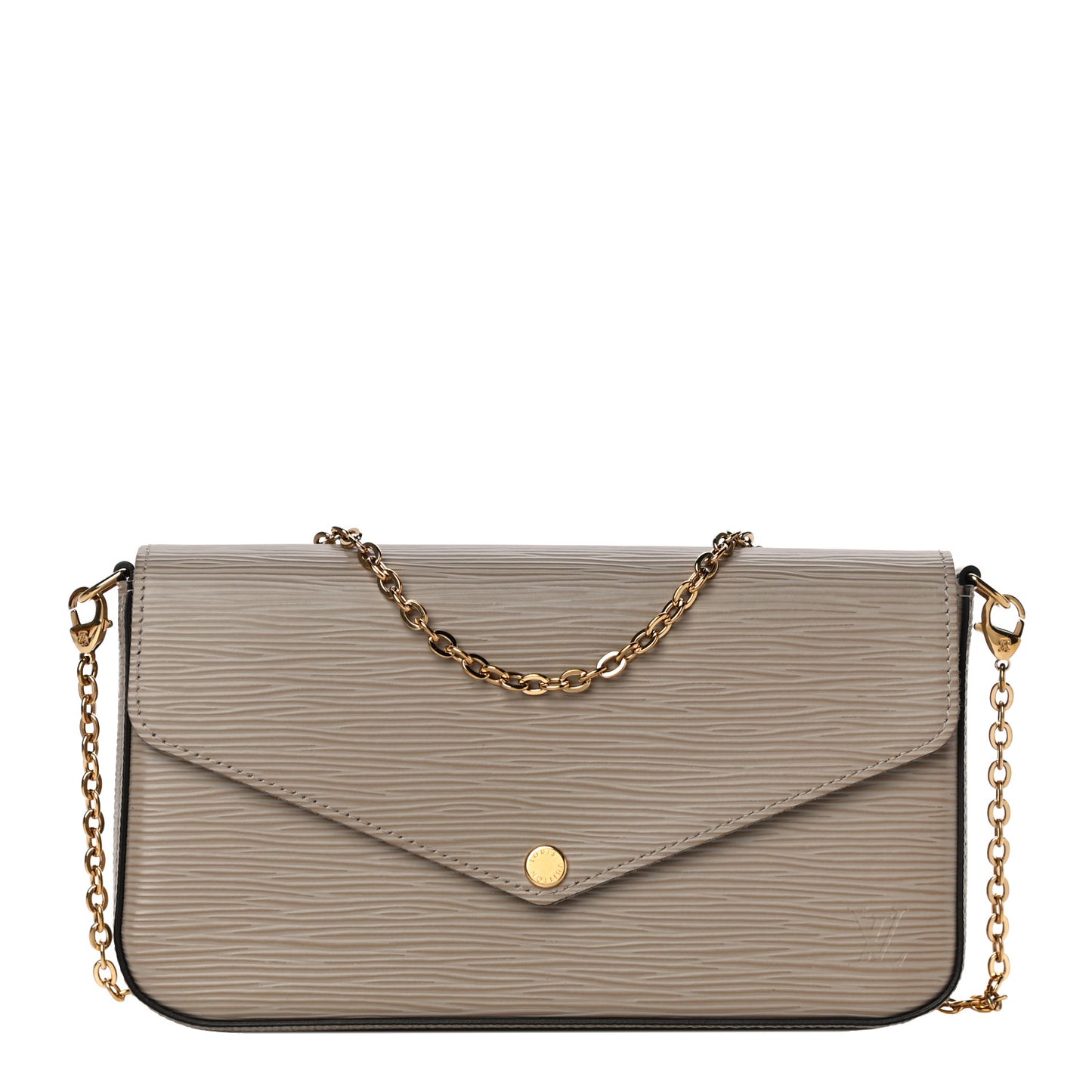 Epi Felicie Pochette Chain Wallet Galet