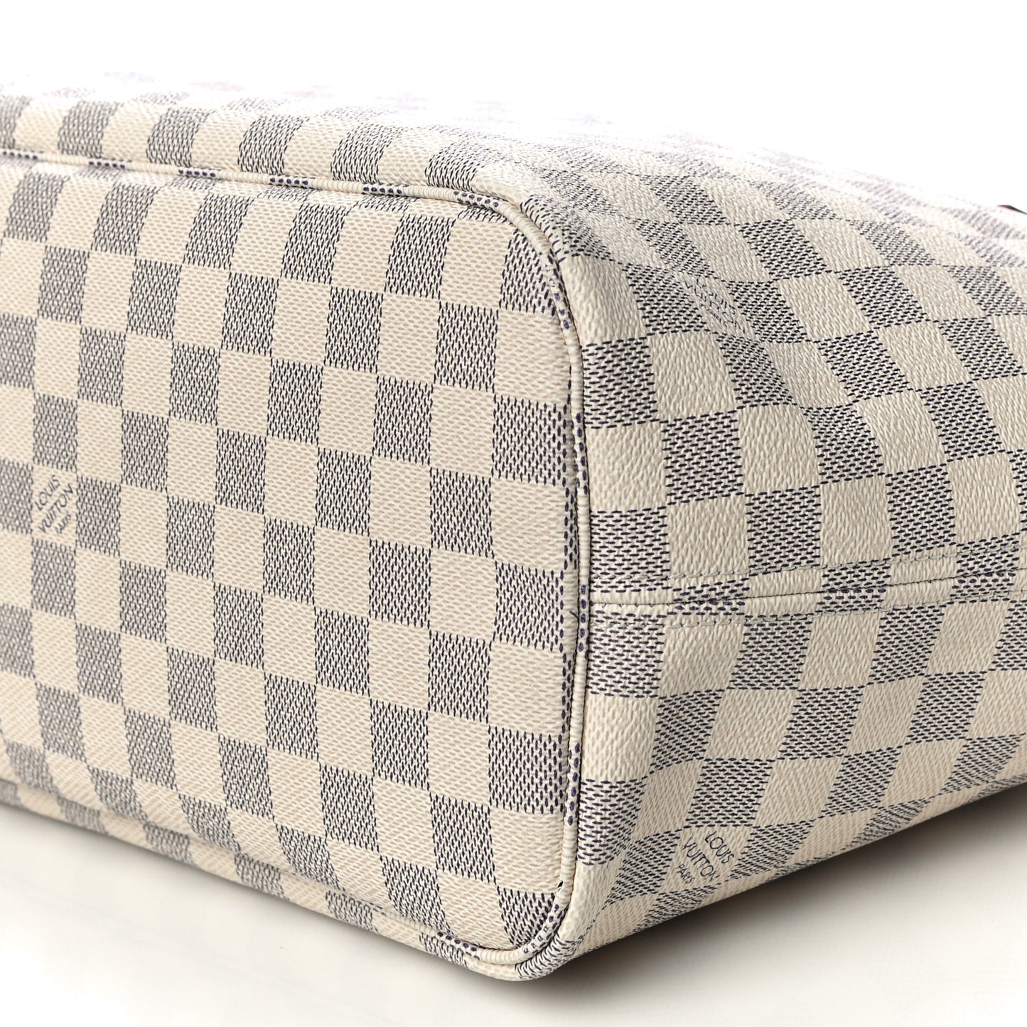 Damier Azur Neo Neverfull MM Rose Ballerine