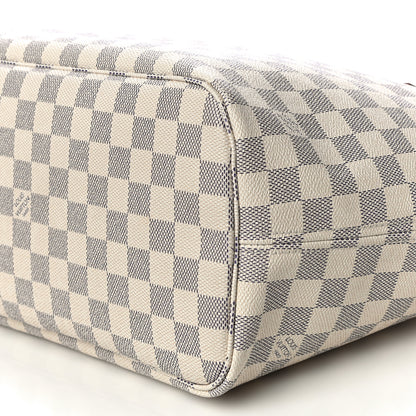 Louis Vuitton Damier Azur Neo Neverfull MM Rose Ballerine 10 of 16