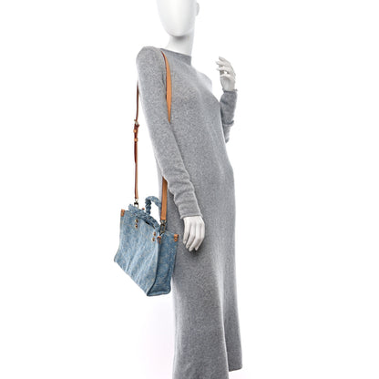 Louis Vuitton Monogram Washed Denim Let Go PM Sky Blue 2 of 10