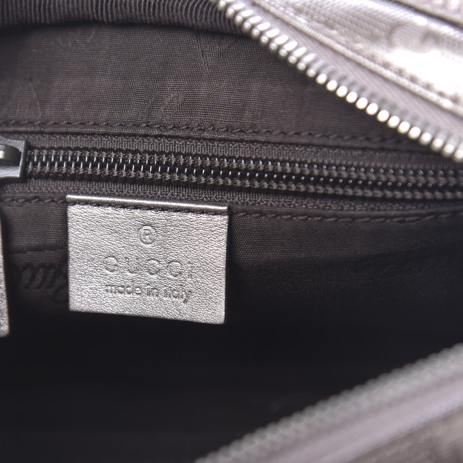 Gucci Imprime Monogram Small Shoulder Bag Silver 6 of 10