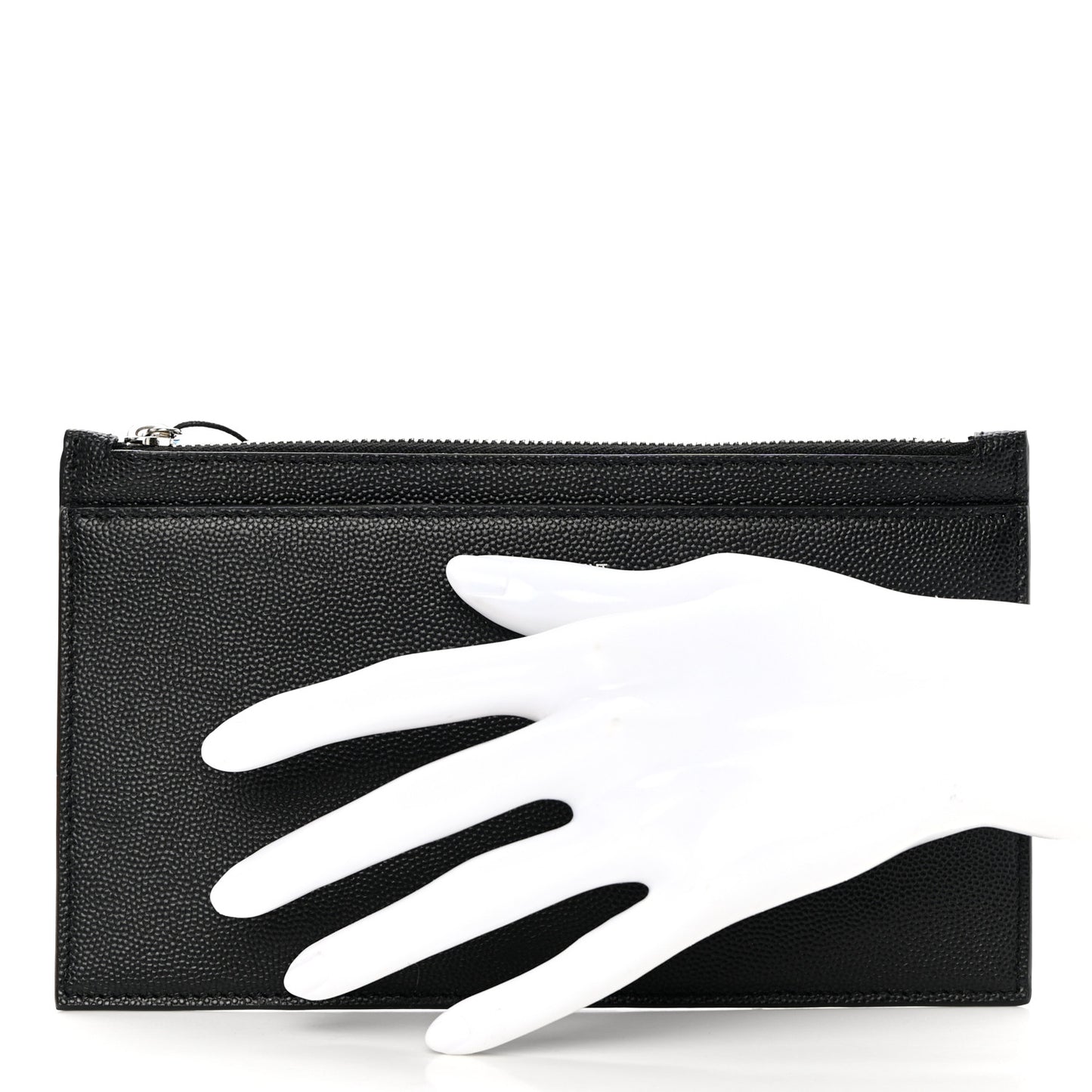 Grain De Poudre Zipped Pouch Black