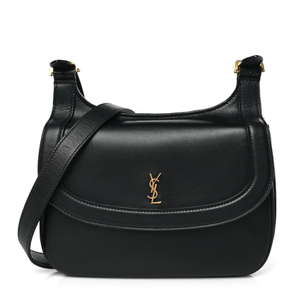 Saint Laurent Smooth Calfskin Medium Charlie Shoulder Bag Black 1 of 15