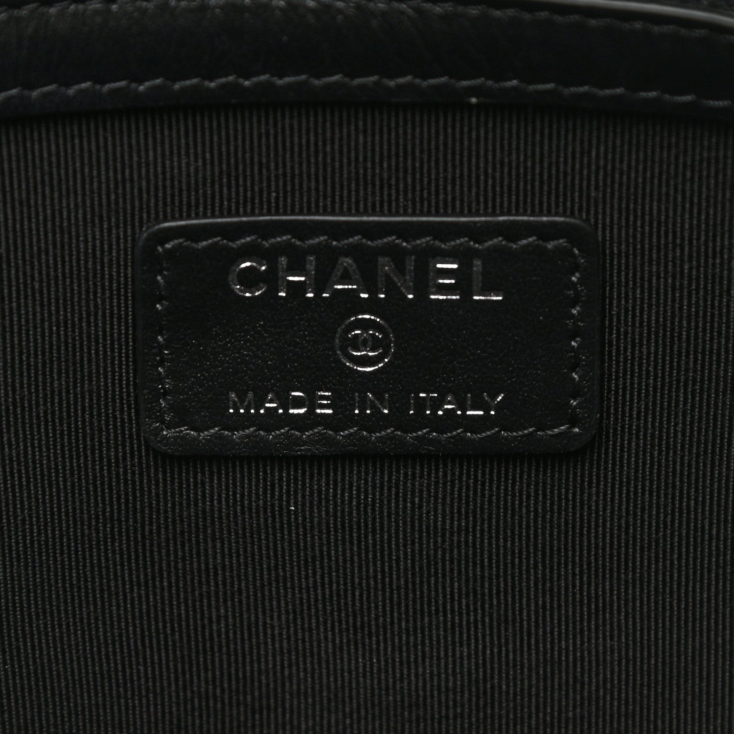 Chanel Caviar Quilted Zipped Multi Pouch Black 6 of 7