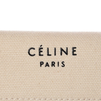 Celine Cotton Canvas Medium Phantom Luggage White 7 of 9