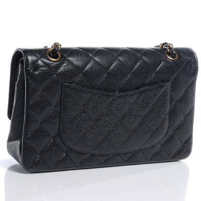 Chanel Caviar Quilted Medium Double Flap Black 3 of 9