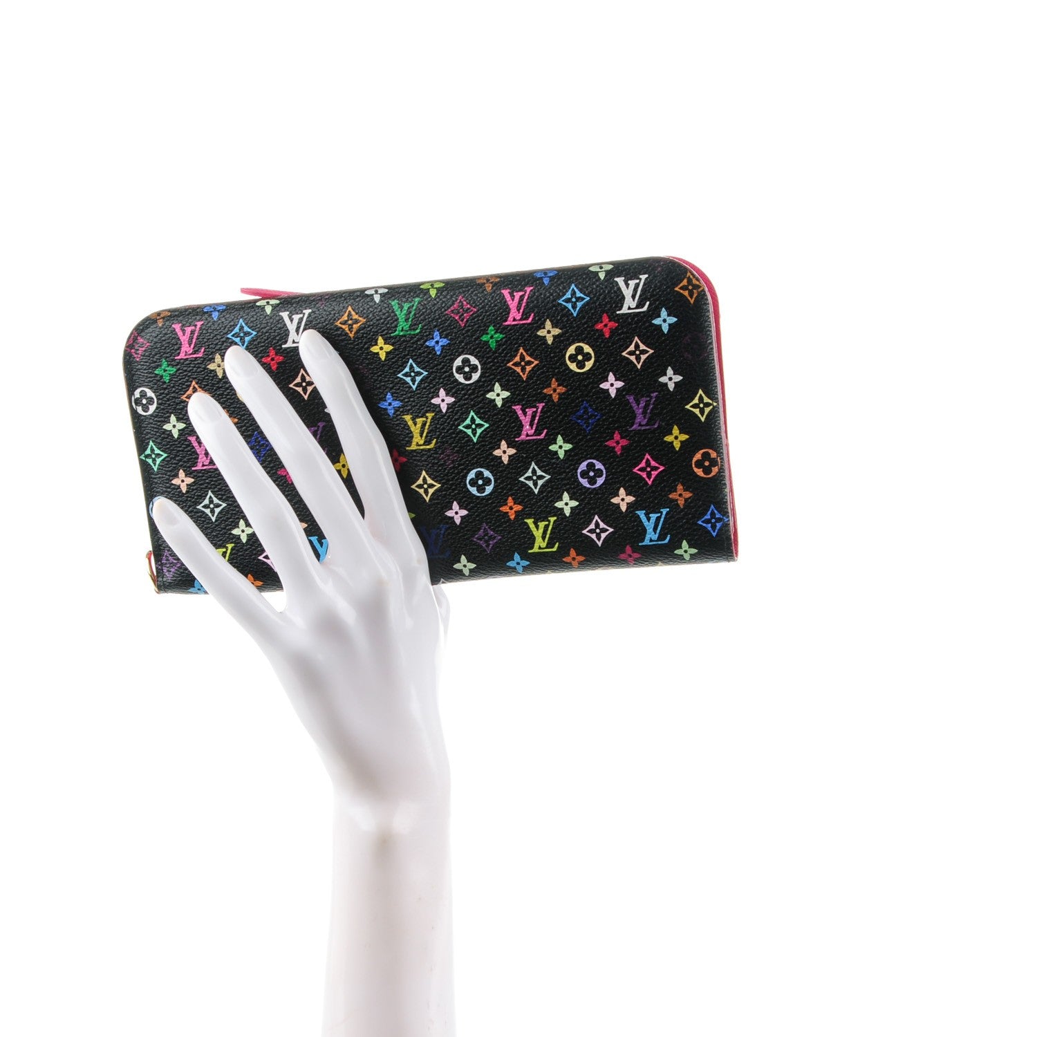 Louis Vuitton Monogram Multicolor Insolite Wallet Black Grenade 2 of 7
