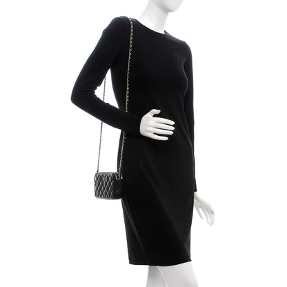 Chanel Caviar Quilted Small Clutch With Chain Black 2 of 10