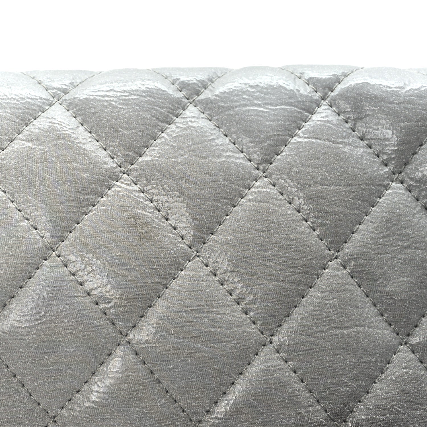 Chanel Vinyl Quilted Jumbo Melrose Degrade Flap Black 10 of 10