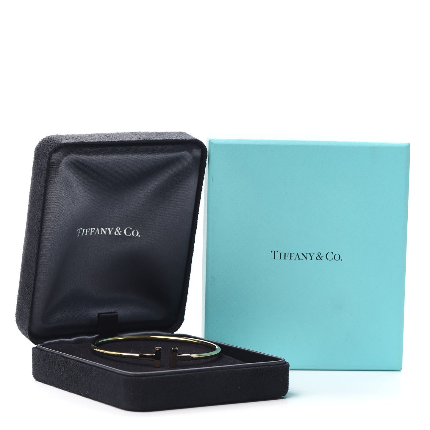 18K Yellow Gold T Wire Bracelet