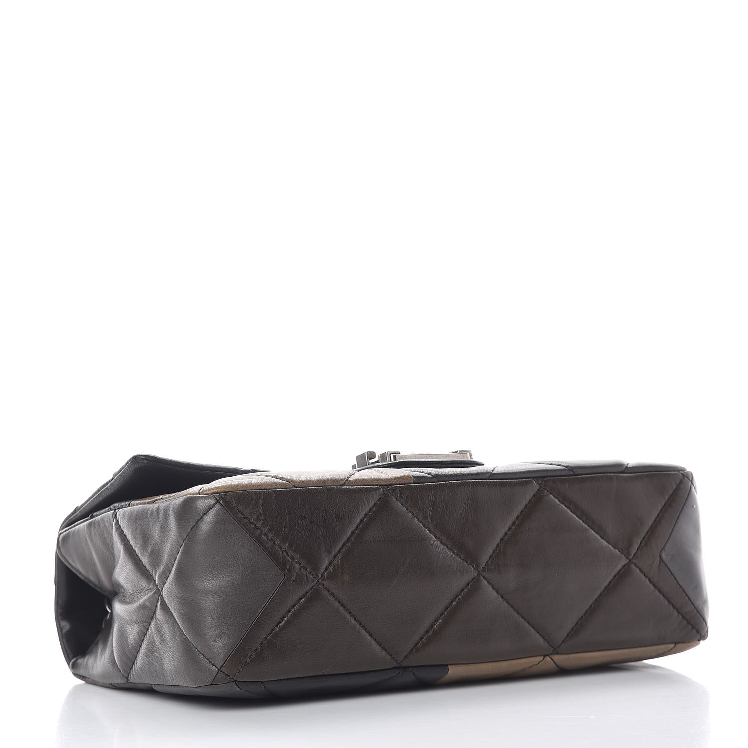 Chanel Lambskin Quilted Patchwork Boy Flap Brown 4 of 14