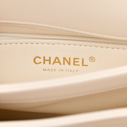 Chanel Lambskin Quilted Small Trendy CC Dual Handle Flap Bag White 6 of 10