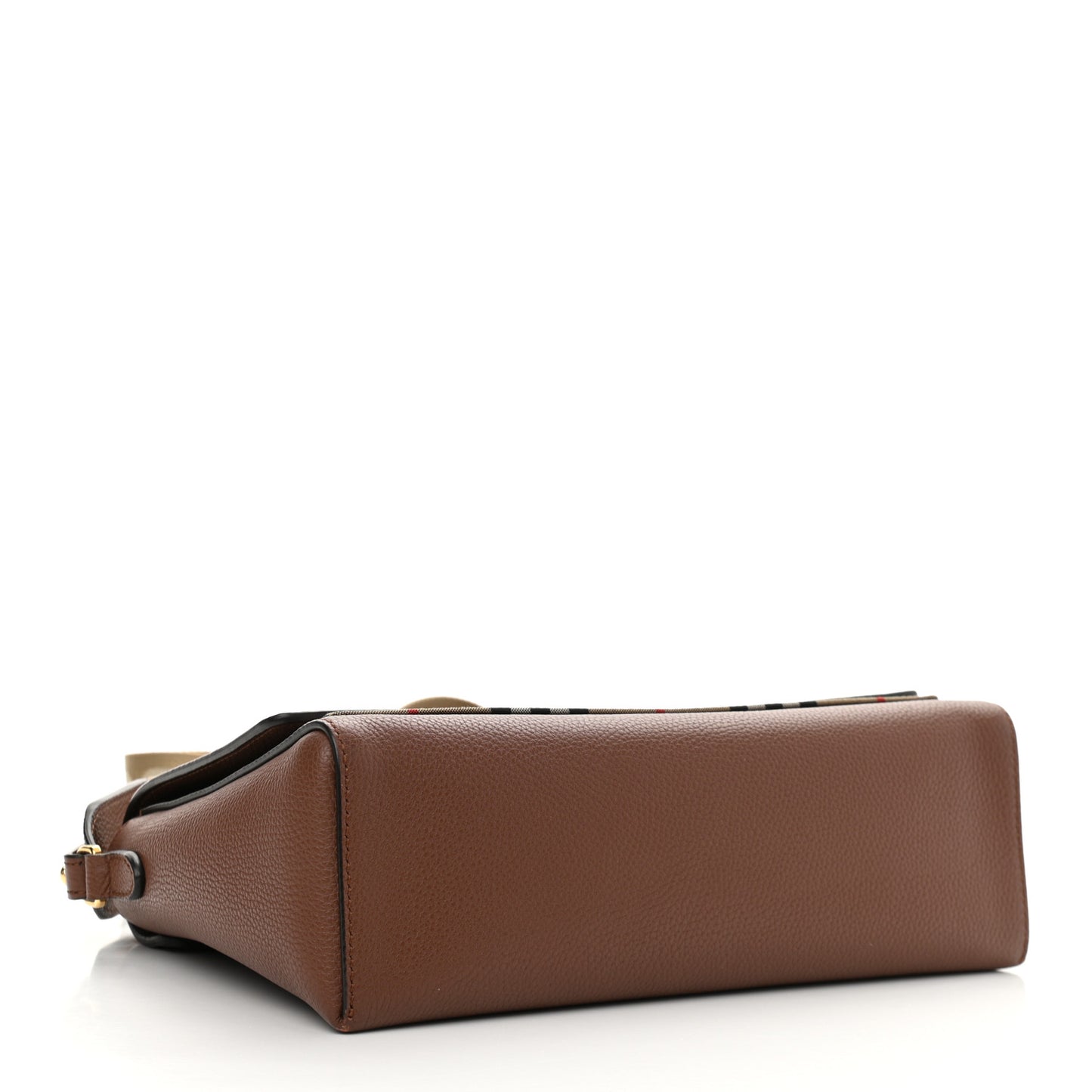 Calfskin Vintage Check Note Crossbody Bag Tan
