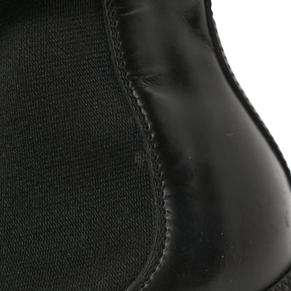 Gucci Calfskin Crystal GG Trip Chelsea Ankle Boots 38 Black 15 of 18