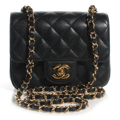 Chanel Caviar Quilted Mini Flap Bag Black 1 of 9