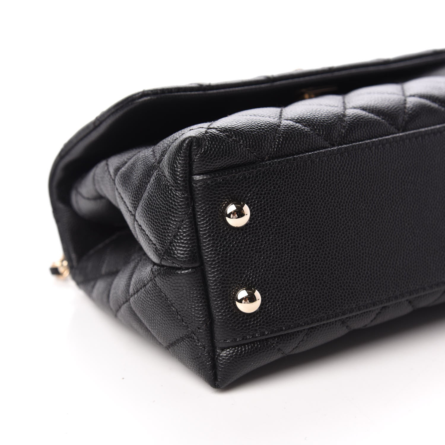 Chanel Caviar Quilted Mini Coco Handle Flap Black 7 of 11