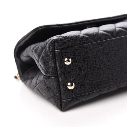 Chanel Caviar Quilted Mini Coco Handle Flap Black 7 of 11