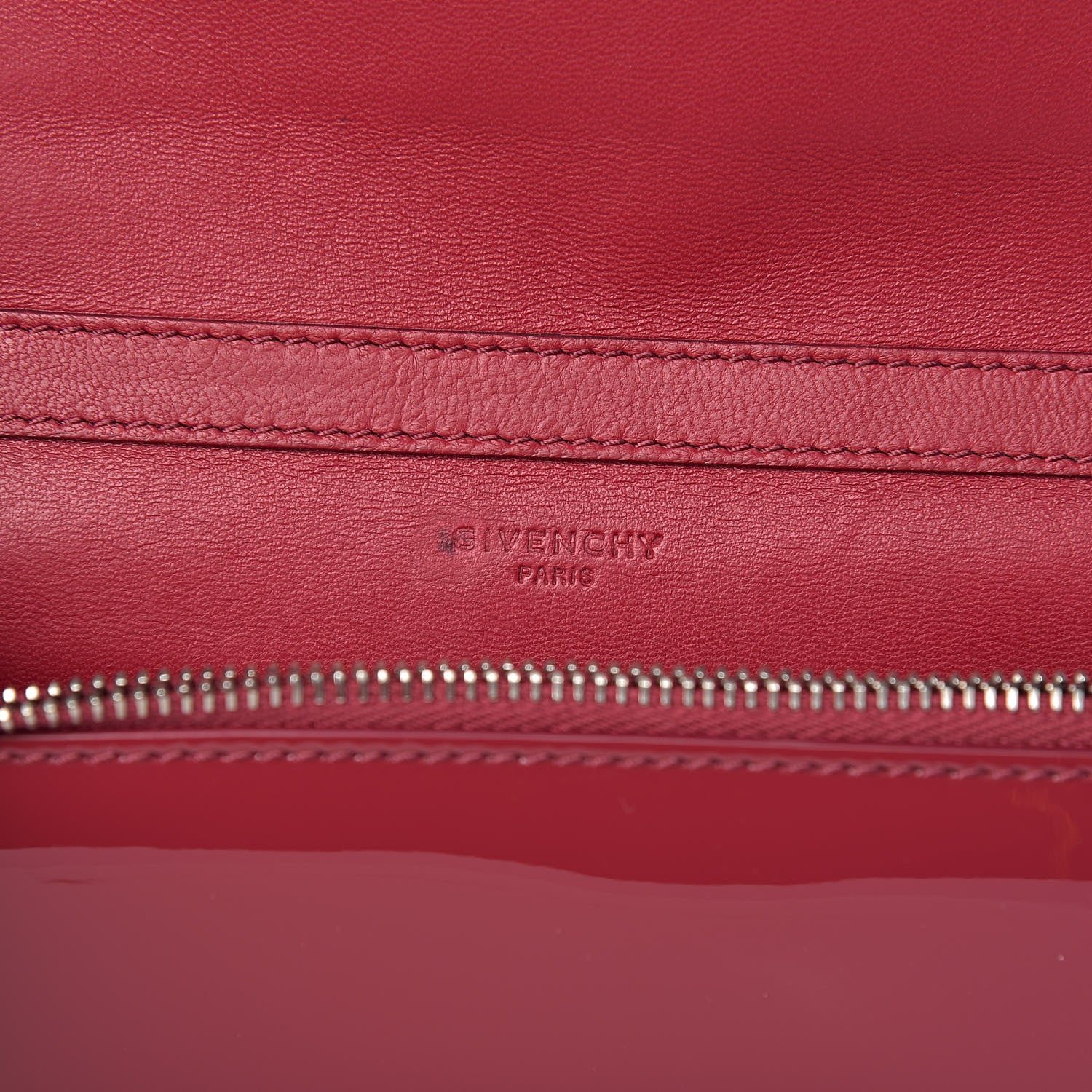 Givenchy Patent Pandora Chain Wallet Raspberry 6 of 10