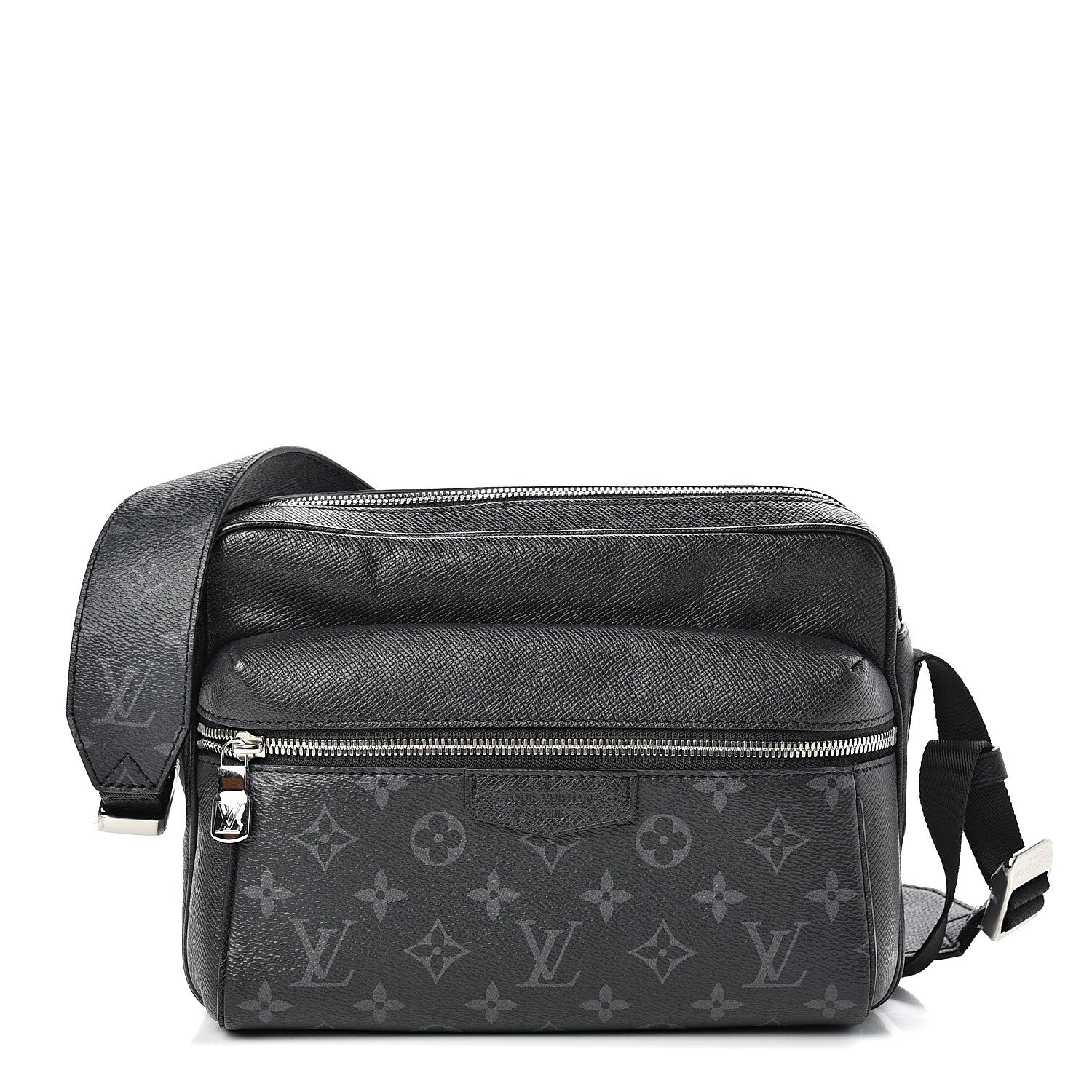 Louis Vuitton Taiga Monogram Eclipse Outdoor Messenger Black 1 of 9