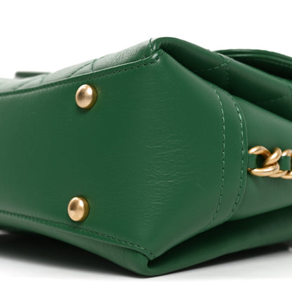 Chanel Calfskin Quilted Flap Green 10 of 11