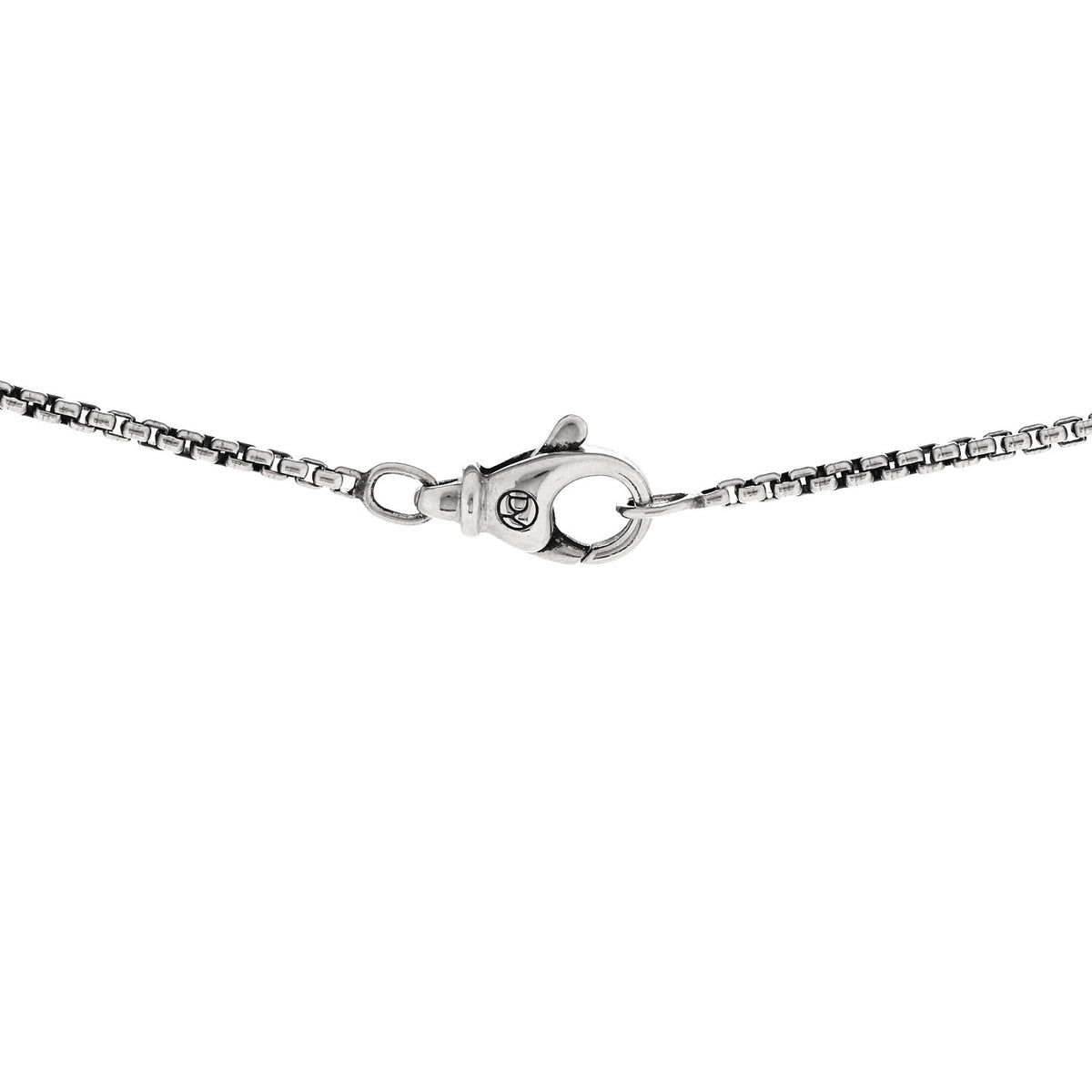 David Yurman Sterling Silver 1.7mm Baby Box Chain Necklace 22" 4 of 5