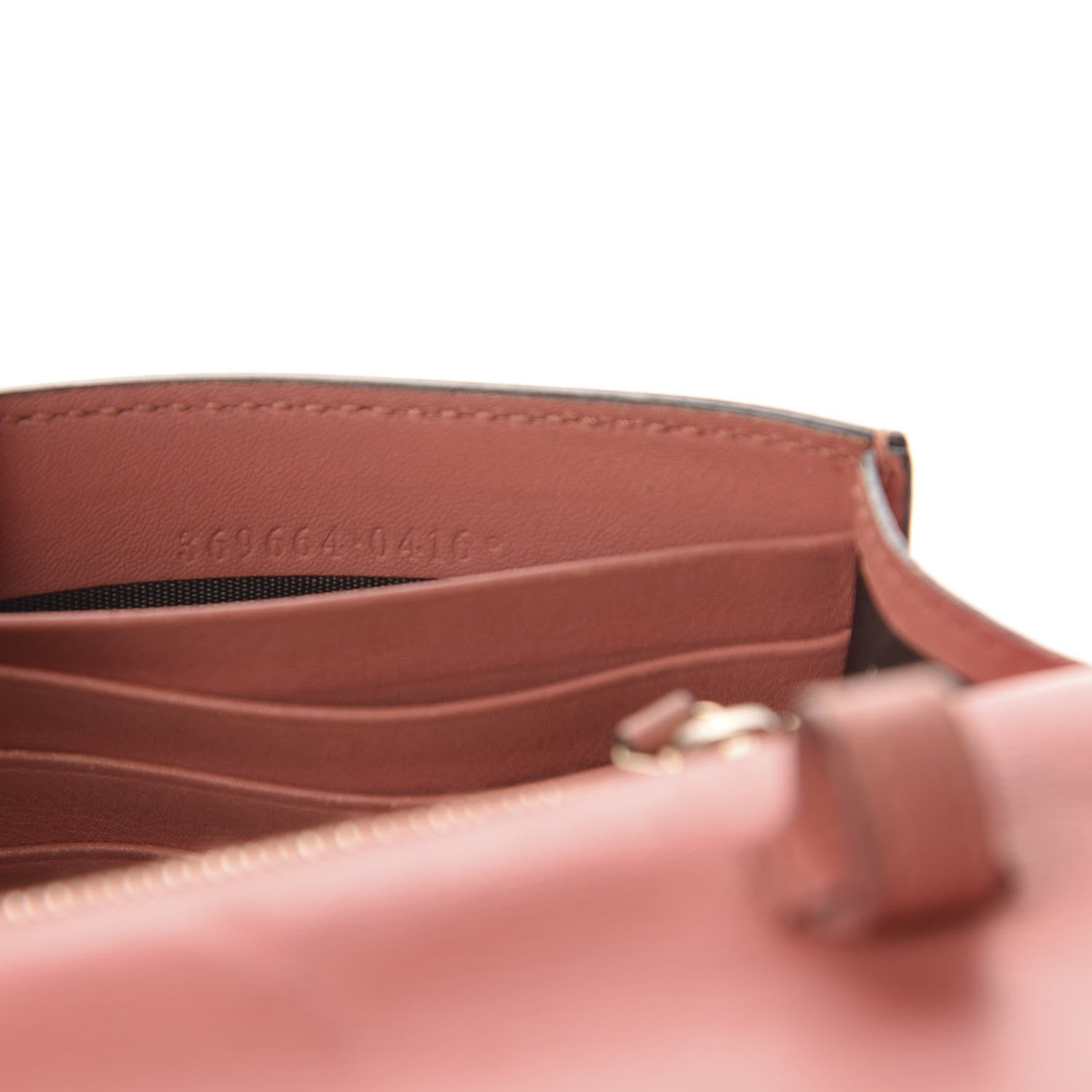 Gucci Moon Calfskin Icon Wallet Cameo Pink 10 of 11