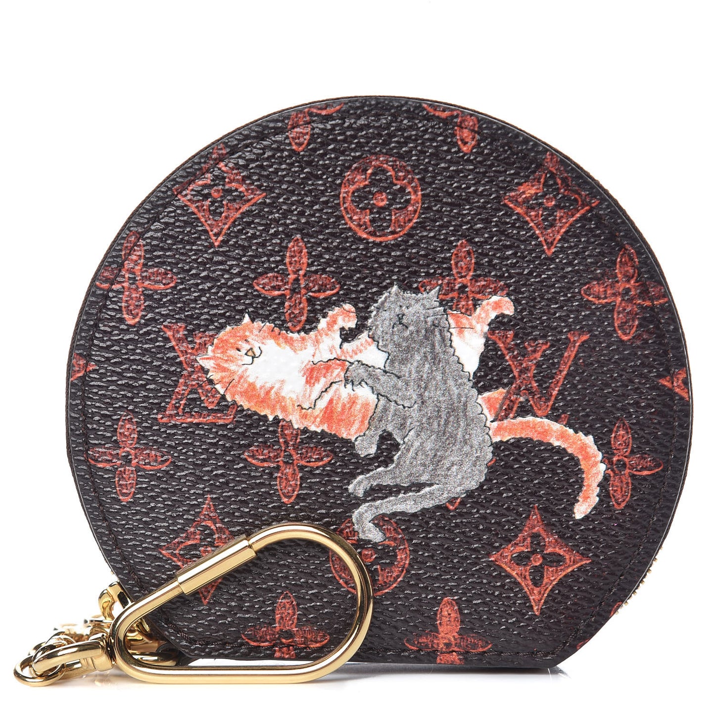Calfskin Catogram Micro Boite Chapeau Marron