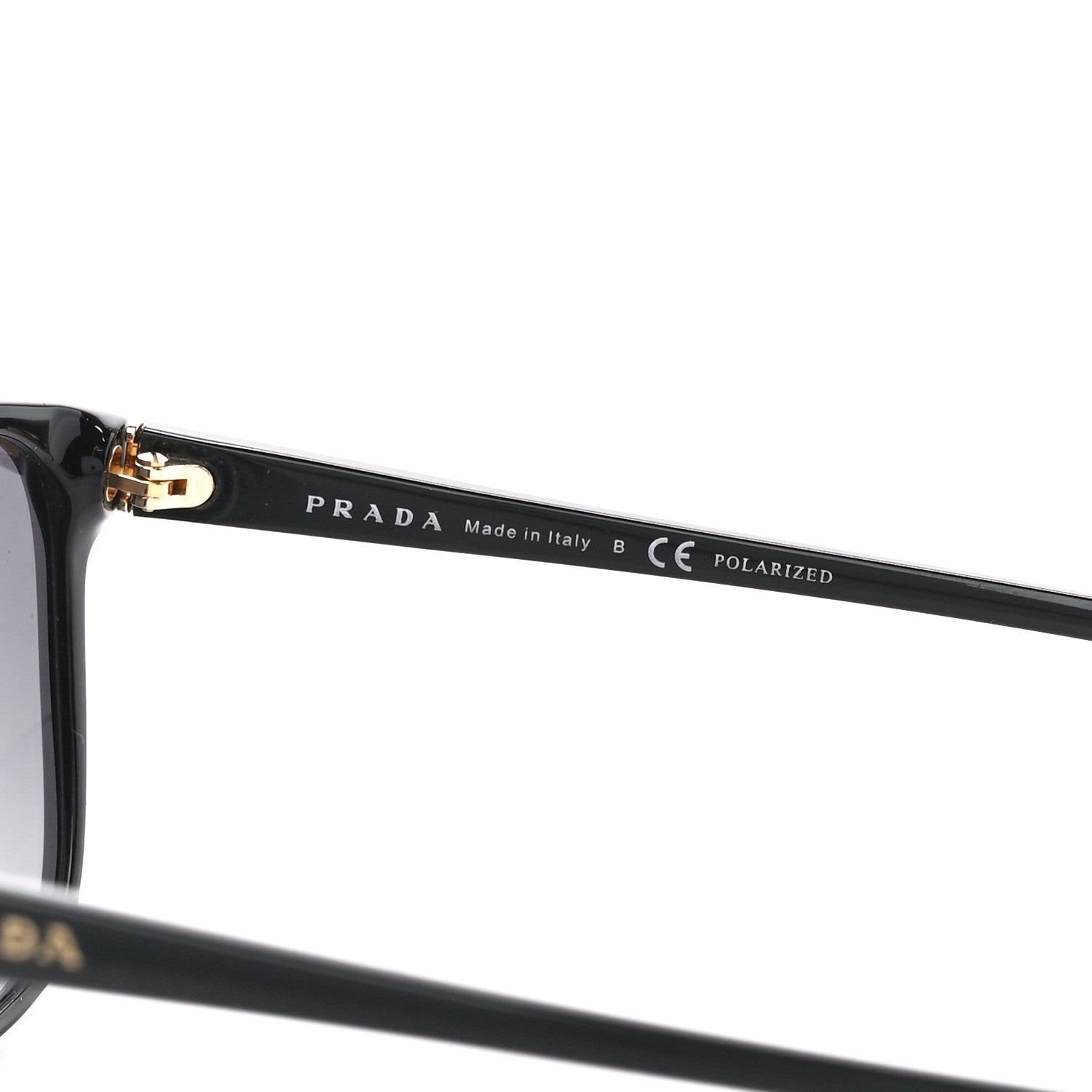 Prada Acetate Sunglasses SPR 01O Black 6 of 7